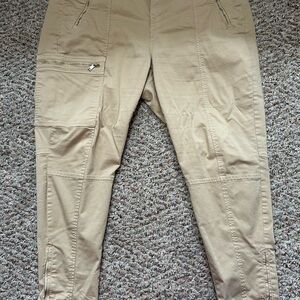 Lauren Ralph Lauren Khaki Ankle Pants